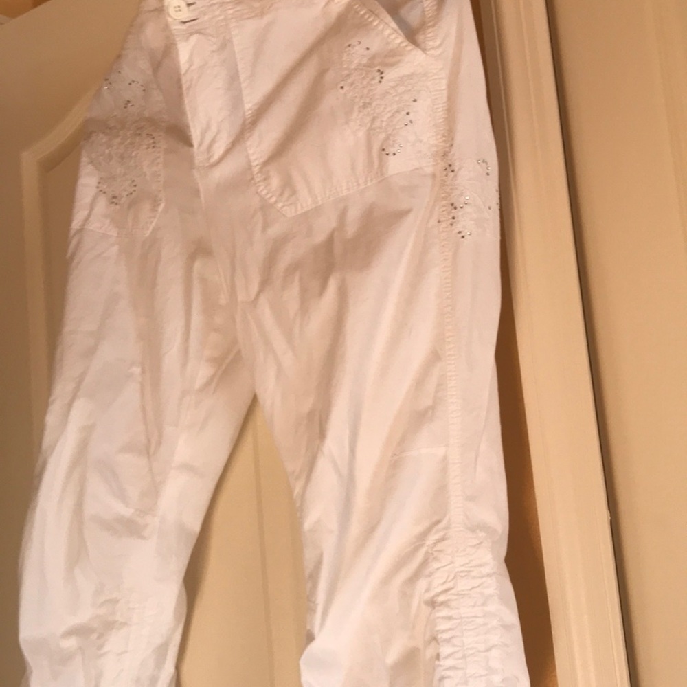 INC white cotton pants